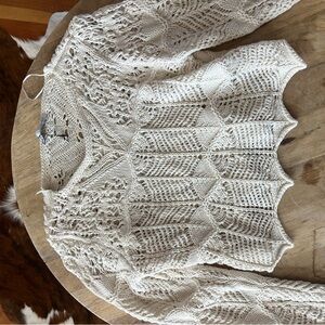 Cream Knit Coverup